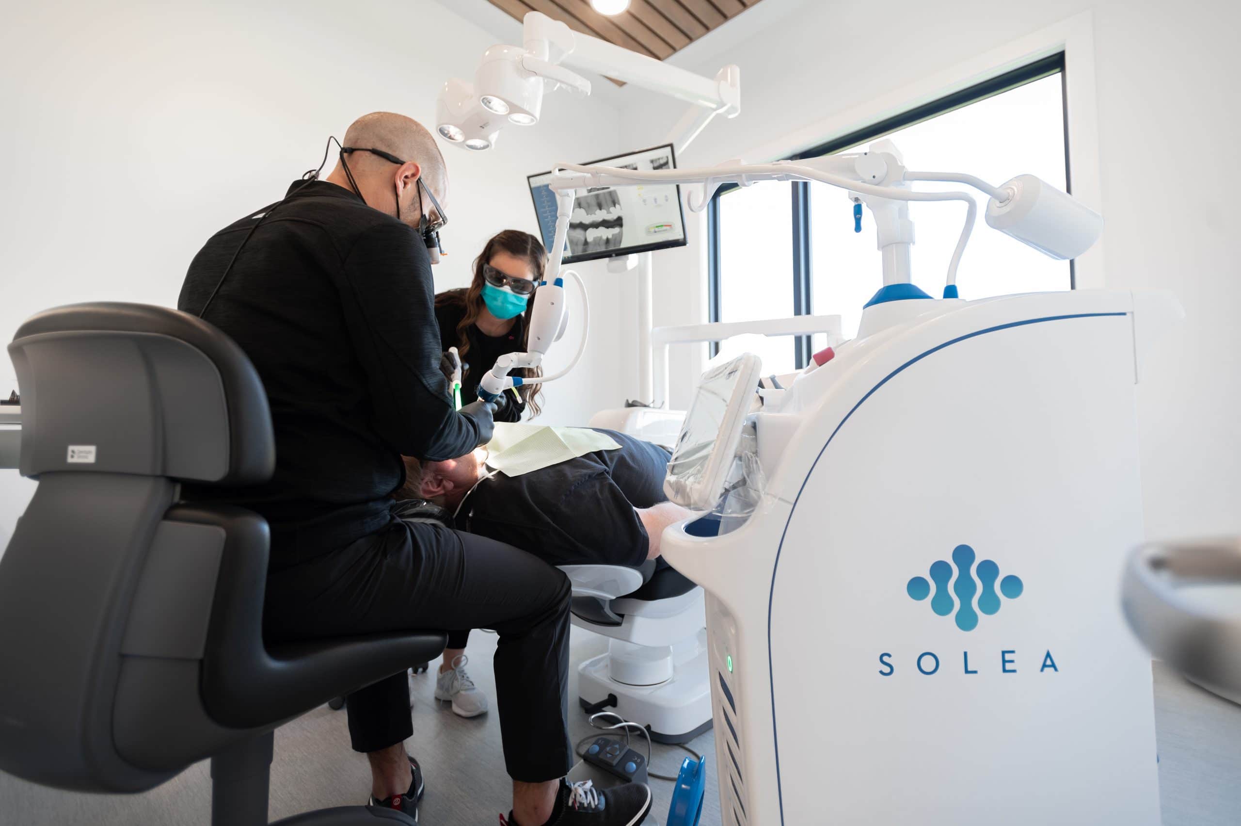 Solea Laser for Needle Free Dentistry Bismarck, ND Missouri River Dental